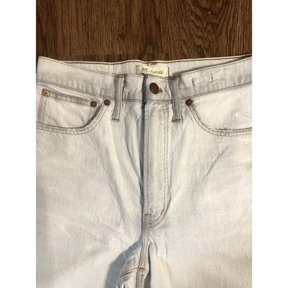 Madewell The Perfect Vintage Wide-Leg Crop Jean in Edmunds Wash 27 Light Wash - Picture 3 of 8
